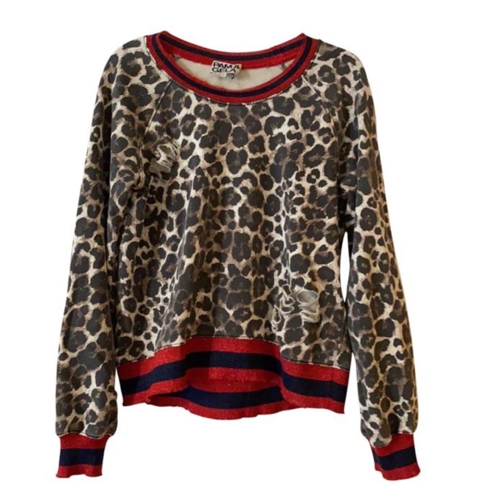 PAM & GELA Leopard Sweatshirt